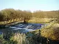 The weir at Beighton on the River Rother