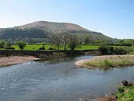 Blorenge, Monmouthshire, with the River Usk running by