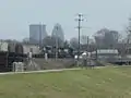 Louisville skyline viewed from the RiverWalk