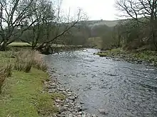 The River Ithon near Cefnllys