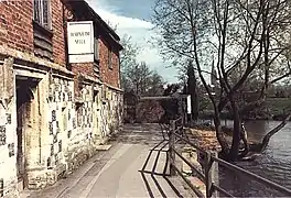 The watermill at Harnham is near where the Nadder meets the Avon