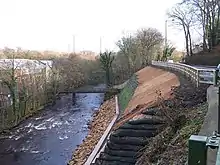 Riverbank Repairs on the A6102 near Middlewood Tavern