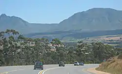 Approaching the town of Riversdale on the N2 highway