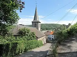 Rivière, church