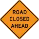 Road closed ahead