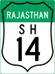 State Highway 14 shield}}