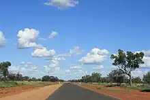 Development Road into Quilpie.