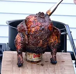 Beer can chicken