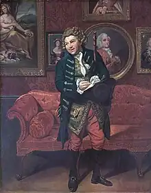 Johan Zoffany  Robert Baddeley as Moses in Sheridan's 'The School for Scandal'  1781