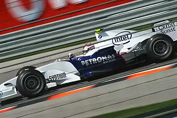 Robert Kubica at the 2006 United States Grand Prix.