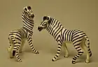 Robert Simmons zebra figurines.