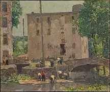 Repairing the bridge (1913)