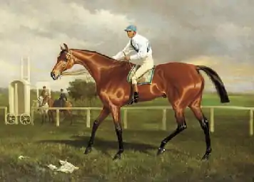 "Robert the Devil (horse)" (1881), one of the greatest racehorses of the 19th century, winner of the Grand Prix de Paris, the St-Leger and the 1881 Ascot Gold Cup