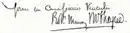 Robert Murray M'Cheyne's signature