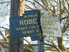 A Keystone Marker in serious need of repair from Robesonia, Pennsylvania.