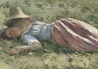 In the Sun (1892), a study of his romantic companion Marie