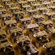 A swarm of robots