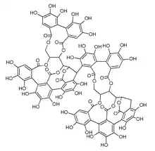 Chemical structure of roburin A