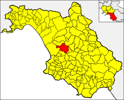 Roccadaspide within the Province of Salerno