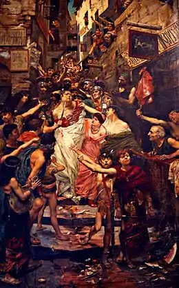 Vitellius Dragged Through the Streets of Rome by the Populace