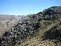 Rock slope failure on Glas-charn Glas-charn is a 600m rugged hill above Loch Beoraid.