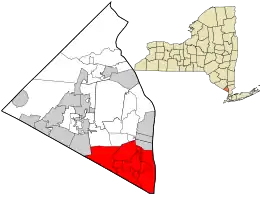 Location in Rockland County and the state of New York.