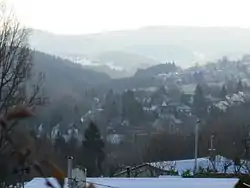 Rodewisch seen from the train station