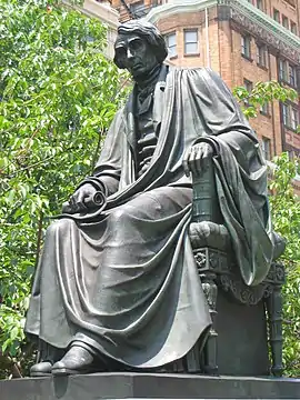 Chief Justice Roger B. Taney (1867–72), Mount Vernon Place, Baltimore, Maryland.