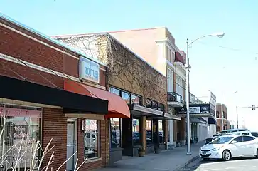 Victory Theater and neighboring buildings on 2nd St.