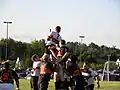 The Rogues securing a lineout against Detroit RFC