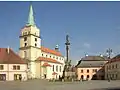 Josef Urban Square in Rokycany