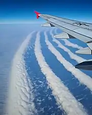 Roll clouds over southern Brazil.