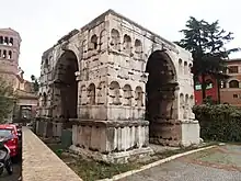 The so-called "Arch of Janus" in Rome