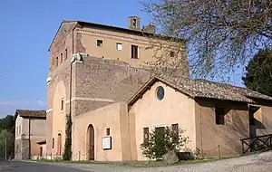 The arch of Malborghetto and the near chapel