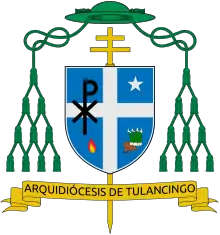 Coat of arms of the Archdiocese of Tulancingo