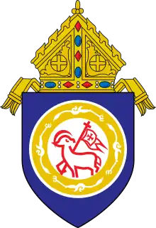 Coat of arms of the Roman Catholic Diocese of Chengdu