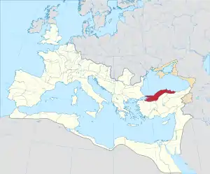 Bithynia as a province of the Roman Empire, 120 AD