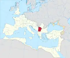 Moesia Superior, c. 125 AD