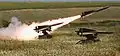 A Romanian MIM-23 Hawk missile is fired from Capu Midia Training Area