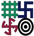 Various Romanian fascist symbols