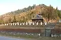 Romanian military cemetery and wooden church of the Holy Archangels Michael and Gabriel