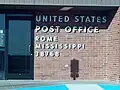 Rome Post Office located on Highway 49W