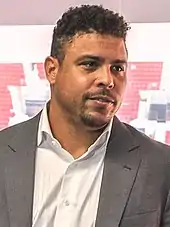 A photograph of former footballer Ronaldo.