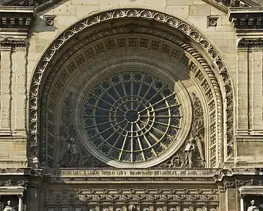 Rose window exterior