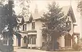 Roseland Cottage on a postcard sent in 1909