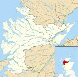 RAF Alness is located in Ross and Cromarty