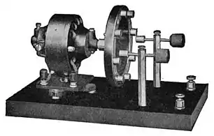 A typical rotary spark gap used in low-power transmitters