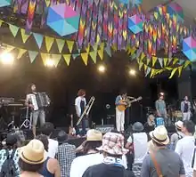 Roth Bart Baron performing on the Garden Stage at Tokyo Summer Sonic Festival in 2015