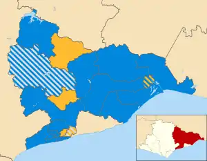 2007 results map