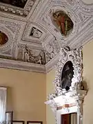 Ornamental moldings and fresco painting